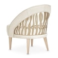 thumbnail image 6 of Michael Amini La Rachelle Flame Accent Chair in Gold Rush and Chardonnay Legs, 6 of 11