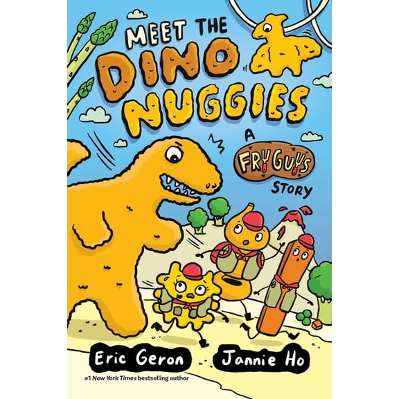 Fry Guys Meet the Dino Nuggies: A Fry Guys Graphic Novel Volume 3, (Hardcover)