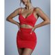 thumbnail image 2 of Vestido de mujer,YF8041 Vestido ajustado para mujer Vestido ajustado con cuello en V profundo Vestido ajustado elegante y moderno, 2 of 8