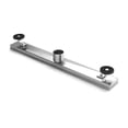 thumbnail image 5 of 12In Linear Shower Drain Stainless Steel Floor Drain with Removable Brick Pattern Grate Cover Hair Strainer Leveling Feet for Bathroom Kitchen Basement Laundry Balcony Hotel Tile Insert, 5 of 6