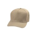 thumbnail image 1 of Top Headwear Poly Cotton Twill Snapback Cap  - Khaki, 1 of 2