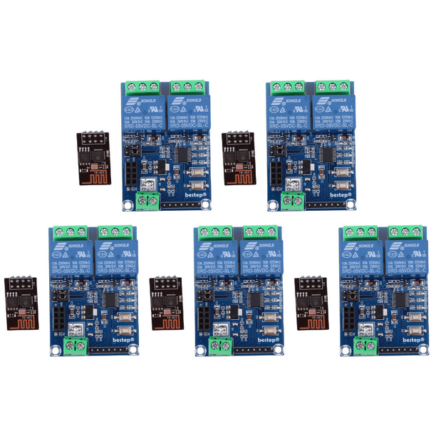 Módulo Relé 5V/12V ESP8266 Placa Relé Control para Arduino(2s) | Bodega ...