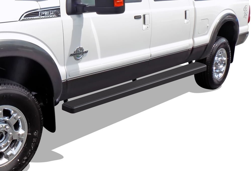 APS Wheel to Wheel Running Boards 5inch Compatible with Ford F250 F350 Super Duty 19992016