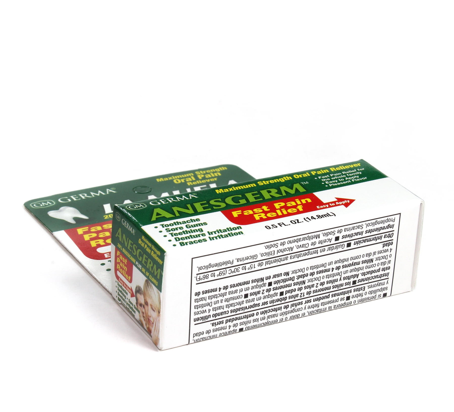 Germa® Anesgerm / La Muela (rapido alivio al dolor de muela) - 0.5oz