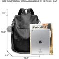 thumbnail image 3 of Mochila escolar multifuncional LANNMXG de cuero ligero, 3 of 5