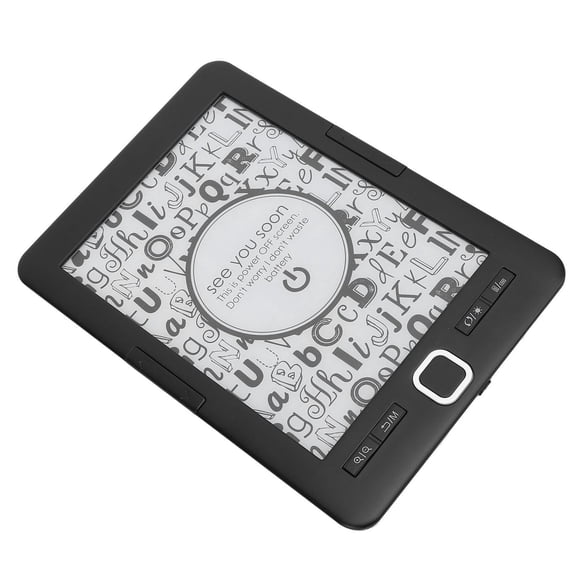 Ink Screen Book Reader, Text Highlighting Eye  6 Inch 1024 X 758 Digital Electric Book Reader with 8G Storage for Home for Travel