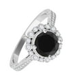 thumbnail image 4 of Aonejewelry 1.25 Ct. Ttw Black Diamond Wedding Engagement Ring In 10k Solid White Gold, 4 of 4