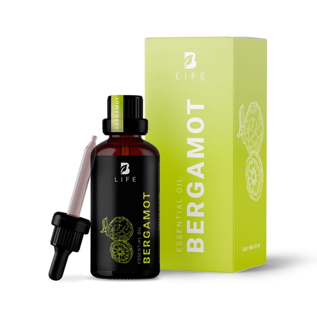 Aceite Esencial De Bergamota | 50 ml | Ingredientes Puros y Naturales | Bergamot Essential Oil | B Life.