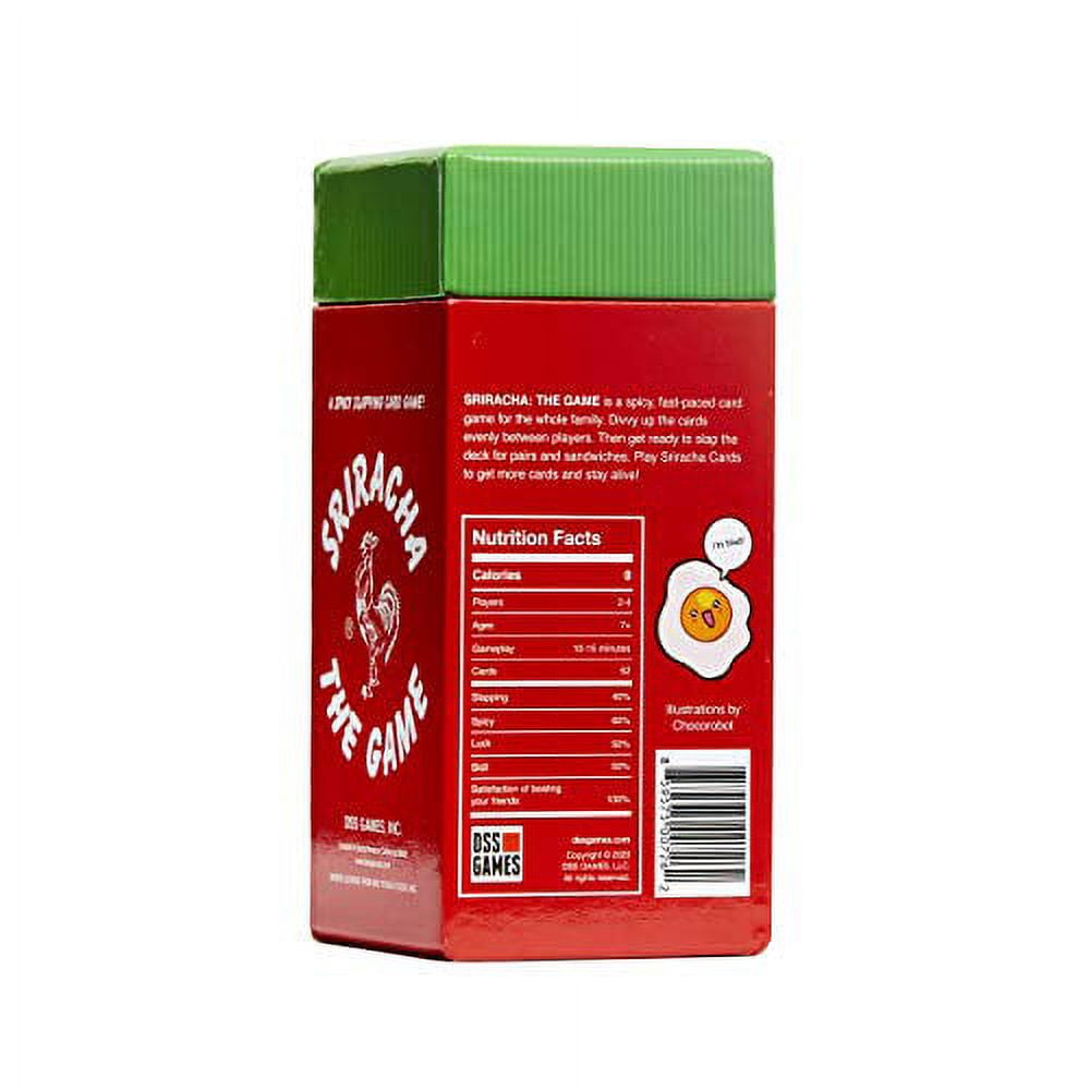 Sriracha: The Game by DSS Games [A Spicy Slapping Card Game for The Whole Family, Easter Basket Stuffer Gift, Ages 7 and Up]