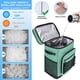 thumbnail image 3 of Mochila aislante impermeable Cooler Hulongo 30 L, color verde, 3 of 7