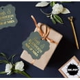 thumbnail image 6 of Inkdotpot Hugs & Kisses From The Wedding Bottle Tag Real Gold Foil Favor Bracket Shape Hang Tags Pack Of 100, 6 of 7