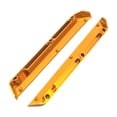 thumbnail image 4 of Almencla 2Pcs 1/12 RC Car Chassis Mud Guards Side Trails Bar DIY Modified Professional Aluminum Alloy Upgrade for Wltoys 124018 124007 Gold, 4 of 8