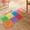 Sets of 8pcs small, variant on Interlocking Silicone Floor Mats, Soft Washable Non-slip Tiles for Yoga, Pilates and Crawling, Durable Edge Flooring, Multi-use Workout Mats for Home, Gym, Bathroom and Outdoor