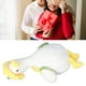 thumbnail image 5 of Juguete De Felpa De Pato De Flores, Animal Relleno Con El Cuerpo De Grasa Suave Ojos Brillantes Con Sombrero Floral Y Mochila Para Niños Decoración Del Hogar Para Adultos, 5 of 7