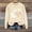 A1 Beige, variant on Womens Football Sweatshirt Casual Crewneck Long Sleeve Game Day Pullover Tailgate Graphic Sweatshirts for Women Blue M