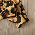 thumbnail image 6 of Odeerbi Toddler Cute Floral One Piece Romper Kids Boys Girls Summer 2025 Fashion Leopard Print Suspenders Jumpsuit Brown, 6 of 9
