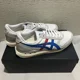 thumbnail image 4 of Onitsuka & Tiger ULTIMATE 81 EX 1183B510 101 White Directoire Blue Unisex Shoes, 4 of 6