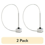 (2 pack) MMF Industries Cube Base Sentry Ballpoint Counter Pen with Cable Connector, Black Ink, Fine