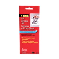 Scotch R105 Restickable Clear Mounting Tabs for sale online 