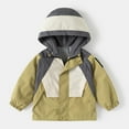 thumbnail image 2 of Toddlers Windbreaker Boys Jacket Color Block Zip Up Hoodie Outdoor Casual Hooded With Pocket 2040 Trendy Clothes Fall, 2 of 3