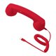 thumbnail image 5 of Auricular de teléfono retro, receptor de teléfono para teléfono móvil, todos los smartphones, reuniones rojo, 5 of 9