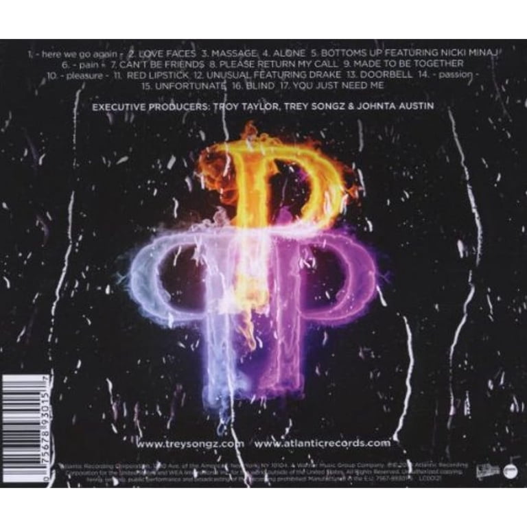 Trey Songz, Passion, Pain and Pleasure, CD, 2010, R&B Album