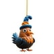 thumbnail image 2 of Pendiente colgante gallina decoración árbol hogar,Christmas Tree Ornament home decor,estilo navideño metal colgante,ornamento para árbol de Navidad,decoración de hogar 1PC,ornamento de metal, 2 of 8