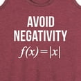 thumbnail image 3 of Instant Message - Avoid Negativity - Women's Racerback Tank Top, 3 of 6