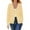 Yellow, variant on Fiaer Lightweight Cardigan Sweaters for Women V-Neck Casual Long Sleeve Pocket Tops for Daily Yellow XS