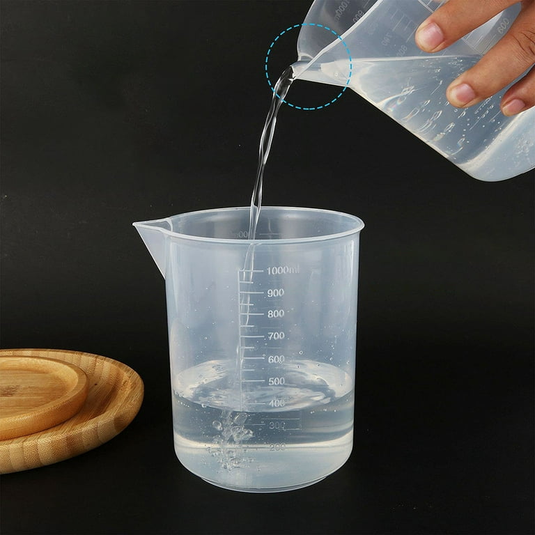 Small Measuring Cup Plastic Jug Beaker Kitchen Tool For Laboratories Parts  *US