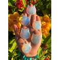 thumbnail image 6 of 5 Pcs Opalite Carved Cat Head Bulk Opal Cat heads | Cat Shaped | Crescent Pendants | Carved Crystal | Cat Head Crystal Shaped | Bulk Crystal, 6 of 11