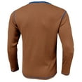 thumbnail image 4 of Brglopf Men's Henley Shirt Long Sleeve Thermal Underwear Henley Top Casual Slim Fit Lightweight Button T Shirts, 4 of 5
