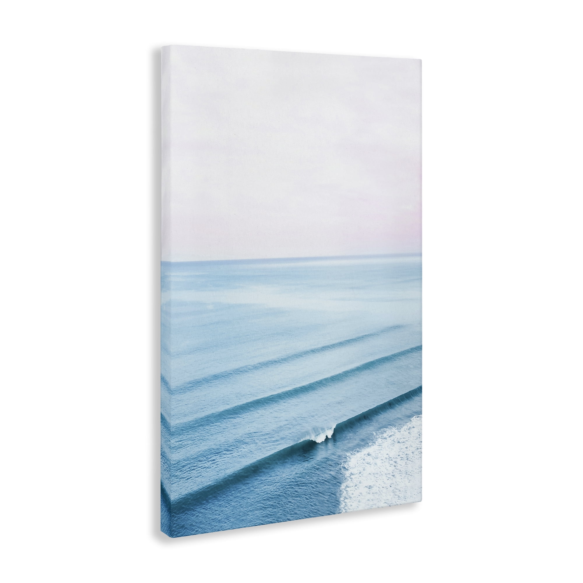 Stupell Industries Coastal Breaking Wave Nautical & Beach Photography Wrapped Canvas Art Print Wall Art, 30 x 45