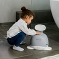 thumbnail image 3 of Kindsgut Potty Training Toilet in whale design, designed in Germany, Potty Training in a beautiful design and high quality, dark gray, 3 of 7
