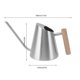 thumbnail image 4 of Watering Can with Long Spout Rustproof Stainless Steel Watering Pot with Wooden Handle for Garden Bonsai Indoor Outdoor Silver, 4 of 5