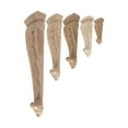 thumbnail image 6 of Outwater Inc. 7-1/8" x 2-3/4" x 1-3/8" XSmall Hand Carved Alder Acanthus Leaf Corbel, 6 of 6