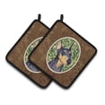 thumbnail image 1 of Carolines Treasures SS8812PTHD Doberman Paire de Porte-Pots, 7,5 x 3 x 7,5 Po., 1 of 3