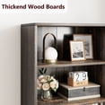 thumbnail image 3 of Whizmax 71.4in Tall Wooden Industrial 6-Shelf Bookcase,for Adults, Living Room, Bedroom, Home Office, 3 of 8