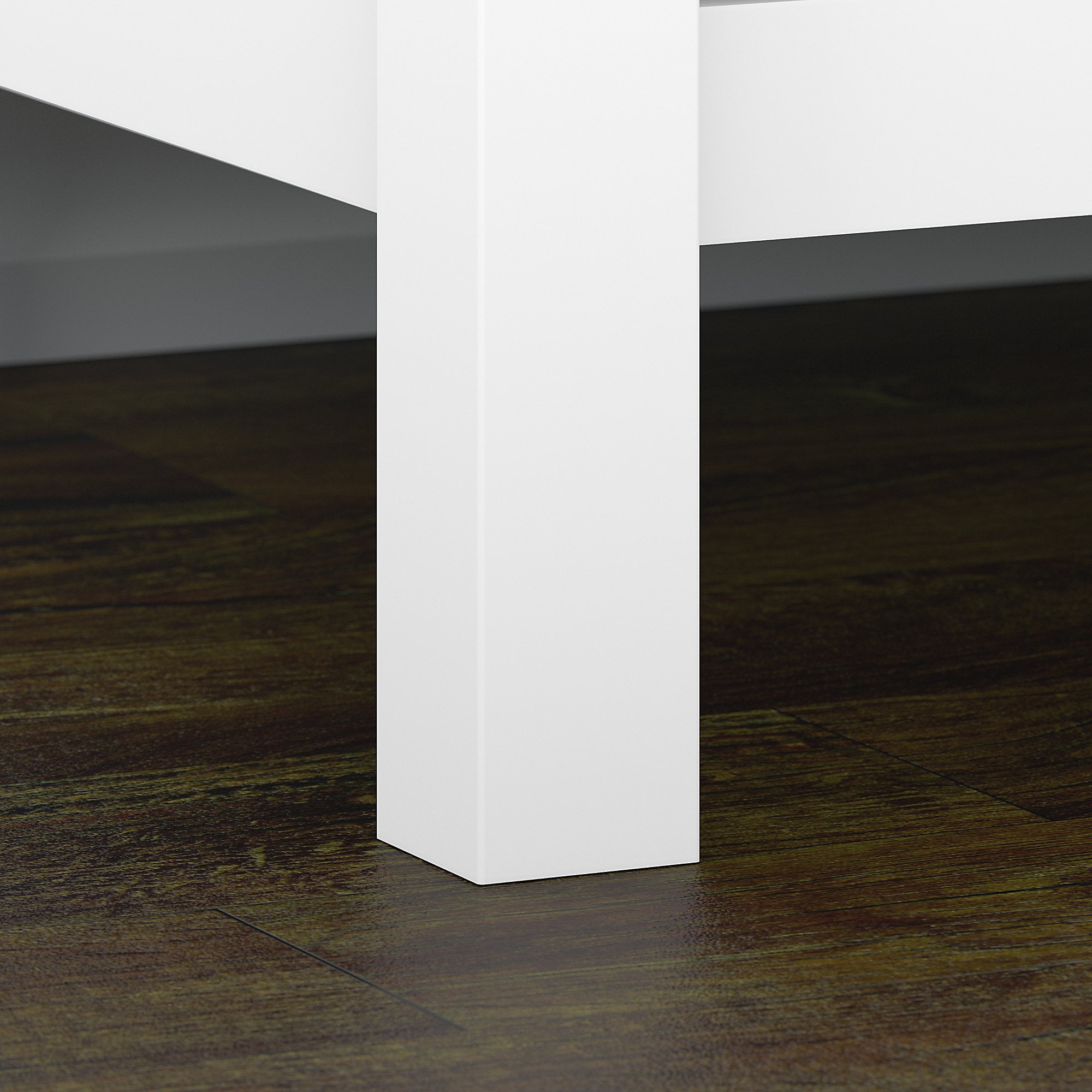 Bush Furniture Broadview 2 Drawer Lateral File Cabinet in Pure White