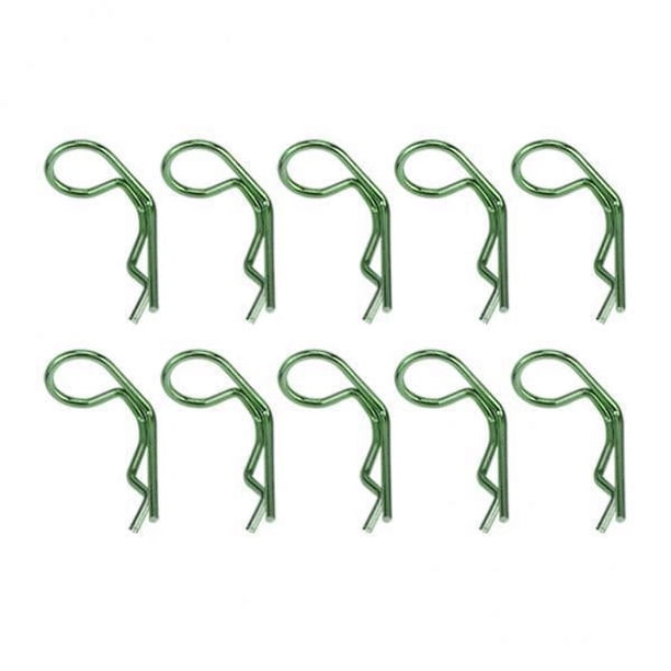 Paquete de 5x de 10 Clips para Carrocería de RC, Pasadores Universales/accesorios de Decoración para Vehículos de Escalada Y Control Remoto a Escala 8 5 piezas