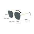 thumbnail image 3 of XASZHN Fashion Unisex Rimless Metal Gradient Sunglasses for Travel Shopping Outdoors Blue_002 One Size, 3 of 5