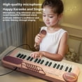 thumbnail image 4 of Funtogether Toys Kids Piano Keyboard, 37-Key Portable Electronic Musical Instrument with Microphone & Music Stand, Educational Toy for Beginners with Record & Play Function, 4 of 6