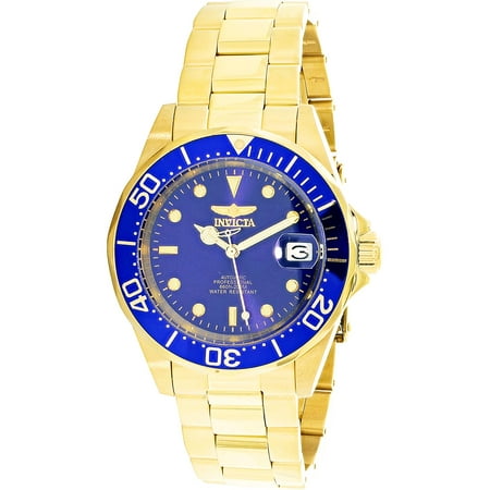 Invicta Men's Men Automatic Pro Diver G3 8930 Blue Gold Tone Self Wind Diving Watch