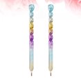 thumbnail image 4 of 2PCS Dotting Pen Diamond Picture Dot Rhinestone Pen Colorful Modeling Point Drilling Tool Portable Rhinestone Beads Picker for Home Office School Use Twisted Style, 4 of 8