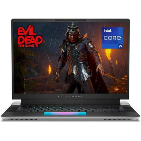 Alienware X16 R1 Gaming Laptop - 16-inch QHD+ 240Hz Display, Core i9-13900HK, 32GB LPDDR5 RAM, 1TB SSD, NVIDIA GeForce RTX 4080 12GB GDDR6, Windows 11 Home, 1 Year Premium Support - Lunar Silver