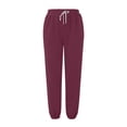 thumbnail image 2 of Sweatpants Women Women's Bottom Sweatpants Joggers Pants Workout High Waisted Yoga Pants With Pockets Winter Fall Clothes Women's Pants, 2 of 5