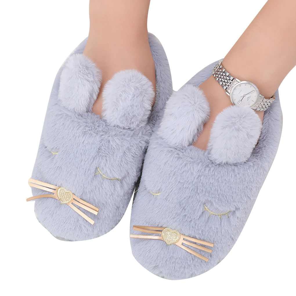 fluffy home slippers