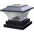 thumbnail image 1 of Solar Post Post Light Waterproof Outdoor Cap Lights Decorative Fence Lamps for Patio Garden Outdoor Paved Pathway (Black), 1 of 5