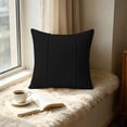 thumbnail image 6 of Throw Pillow Covers,Modern Sofa Cushion Cover,Luxury Bedroom Decor,for Couches,Reading Chairs,Home Accent,17.7x17.7 Inch,Black, 6 of 8