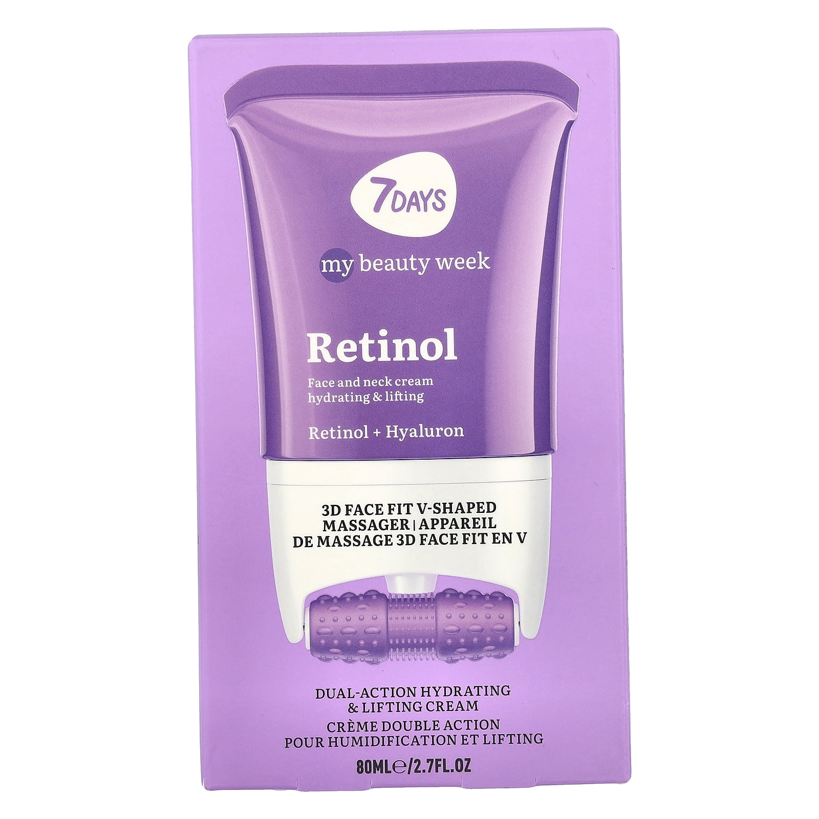 7Days Beauty Retinol, Dual-Action Hydrating & Lifting Cream, 2.7 fl oz (80 ml)